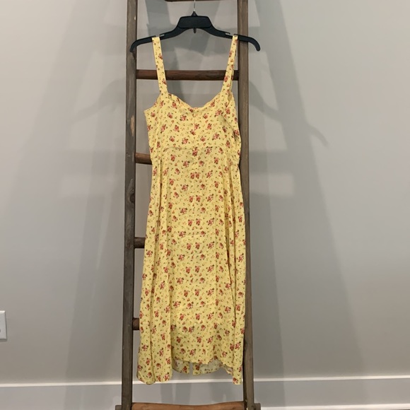 REFORMATION | Floral Midi Dress Sz 4 - Picture 9 of 13